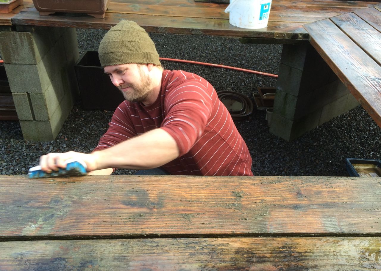 The Benefits of Scrubbing Wooden Benches